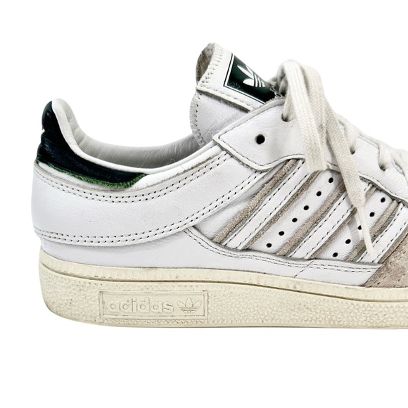 KITH x Adidas Handball Top - White Gray Navy Blue Leather Suede Lowtop Sneakers - Picture 6 of 10